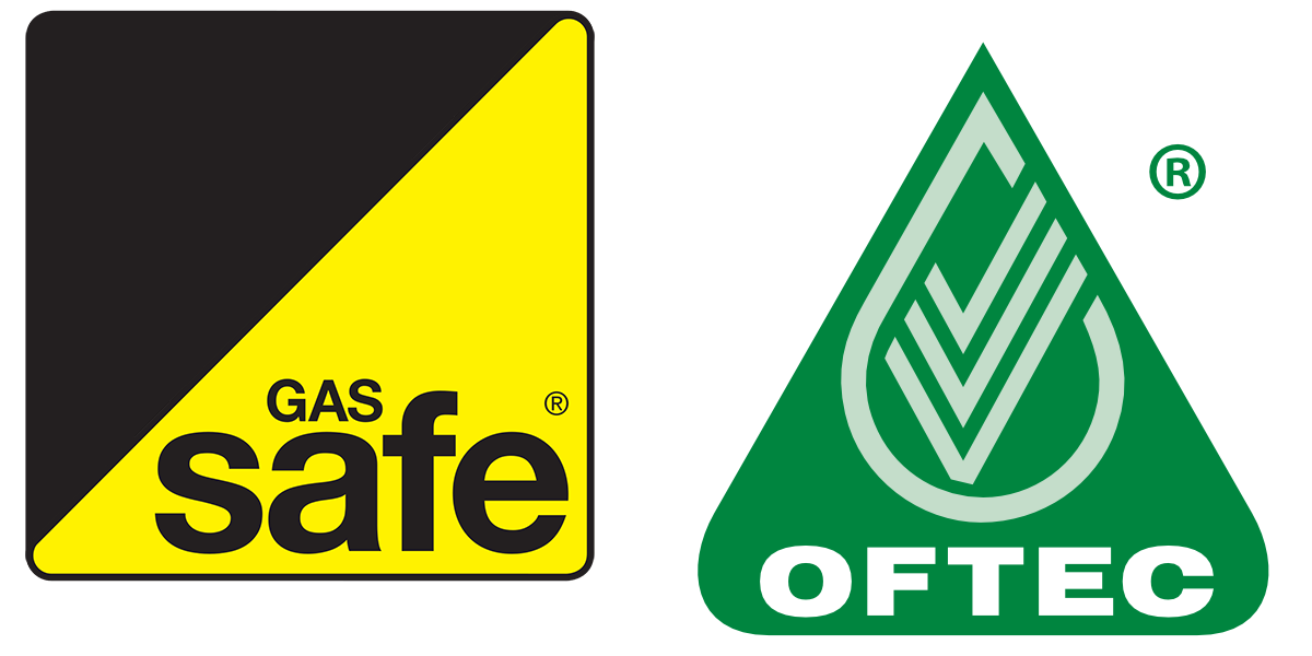 Gas Safe Register & OFTEC logos